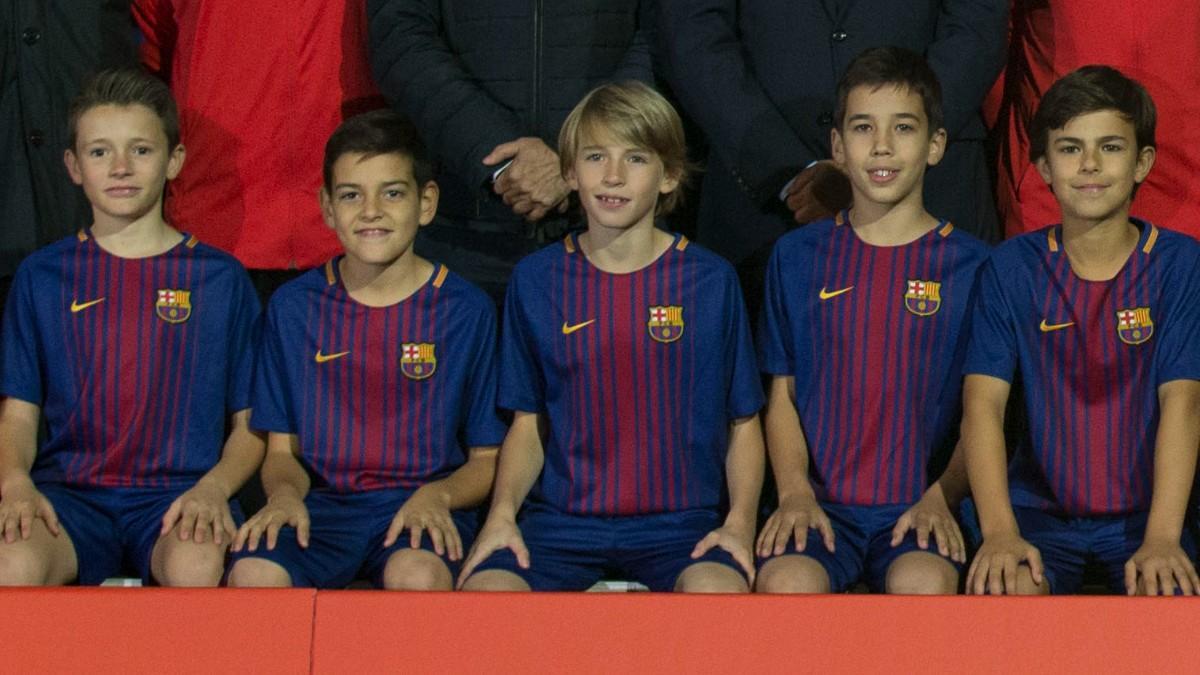 Tommy Marqués played in Barça's 7-a-side football