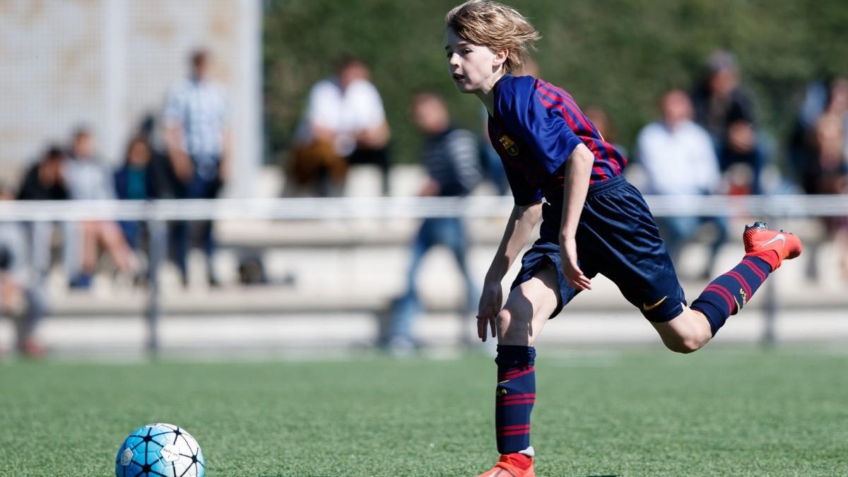 Tommy Marqués, in his time with Infantil B