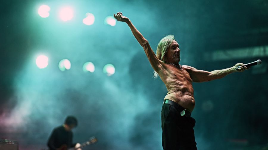 Photogallery American singer Iggy Pop performs at the annual music festival in Mexico City