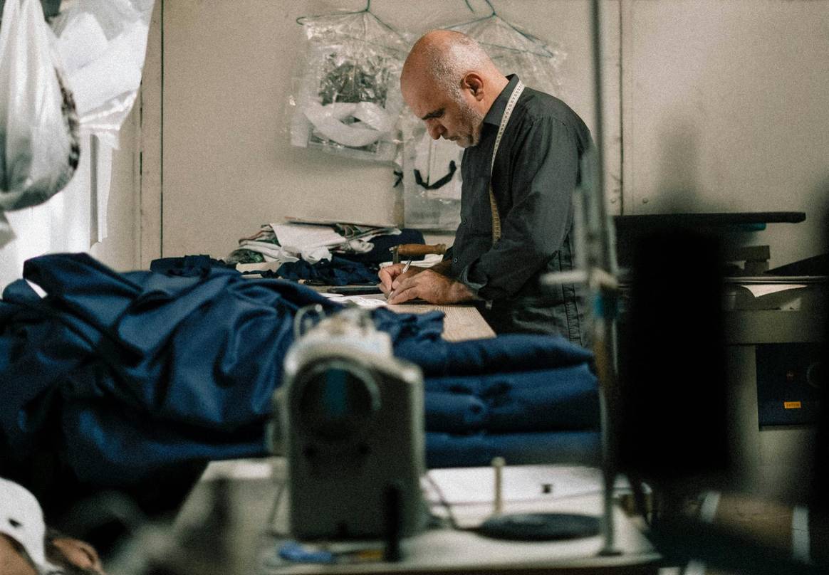 Textile workers.