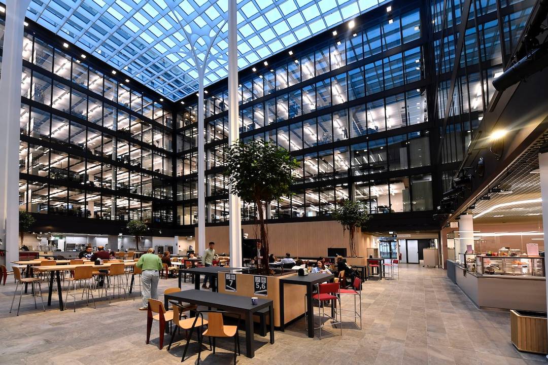 View of Amazon's new German headquarters in Munich