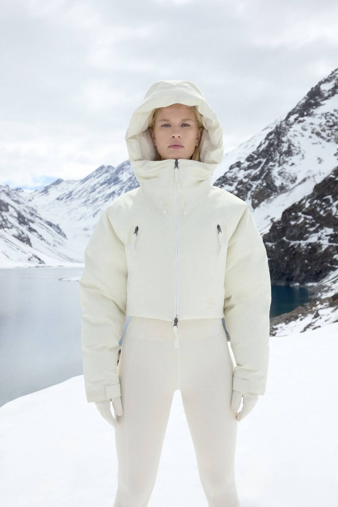 The North Face x Skims collection campaign