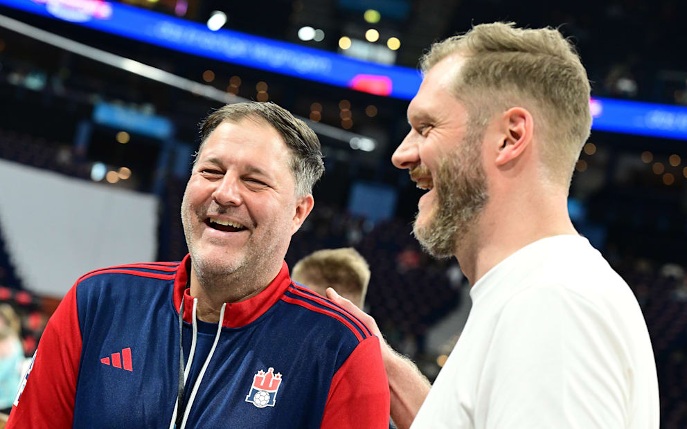 Freuen sich auf die Zukunft: Sportdirektor Jogi Bitter (43/r.) und Philipp J. Müller (48)