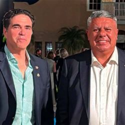 Claudio Tapia and Felix Lasarte | Photo: CEDOC