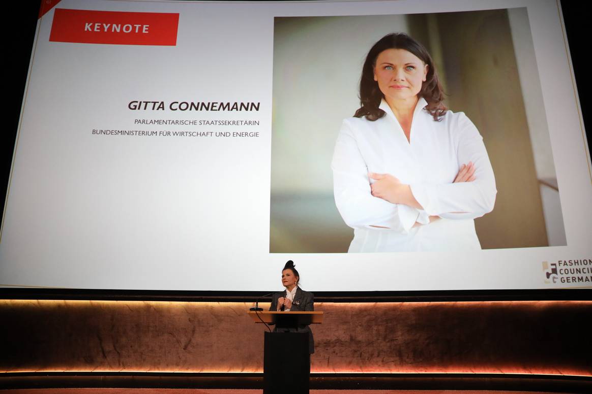 Gitta Connemann at the FCG annual members meeting