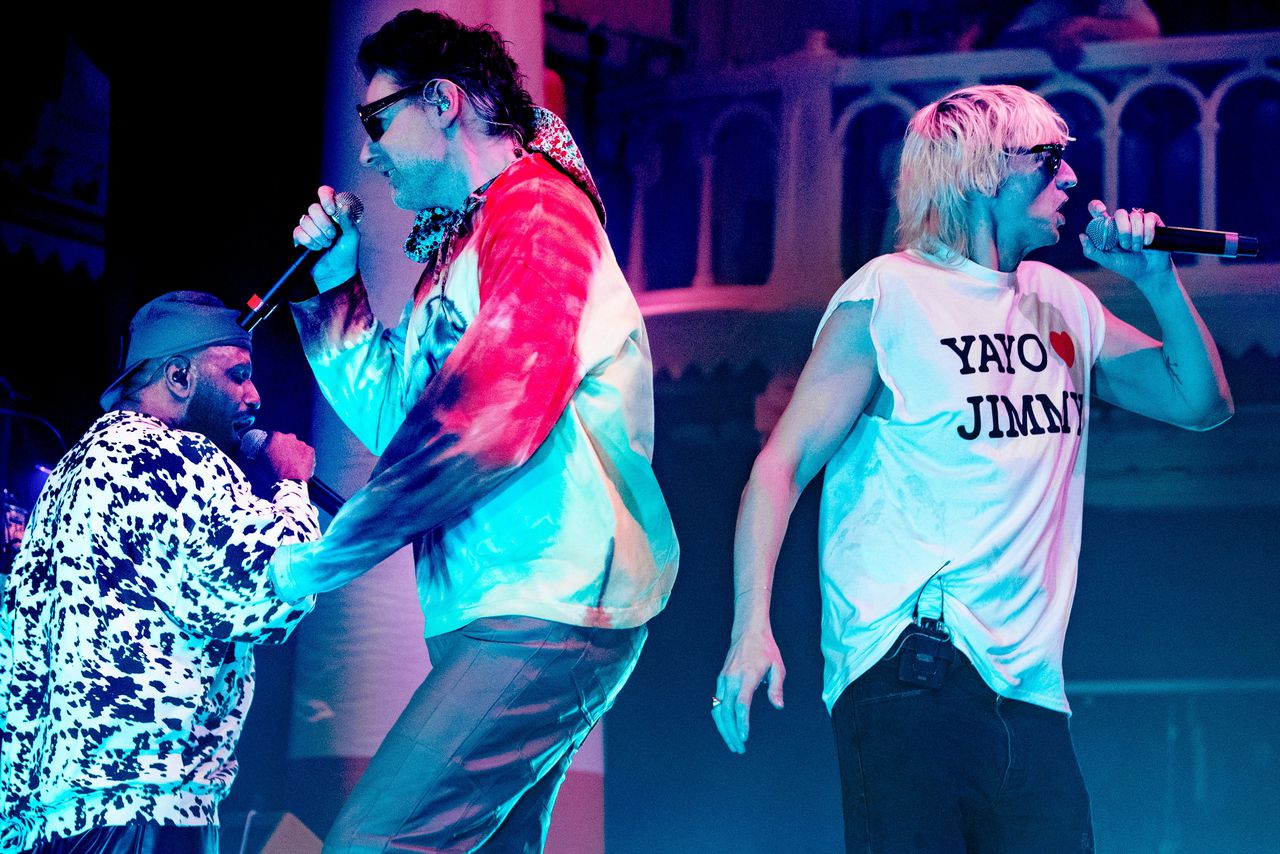 Concert by The Youth of Today in Paradiso. 