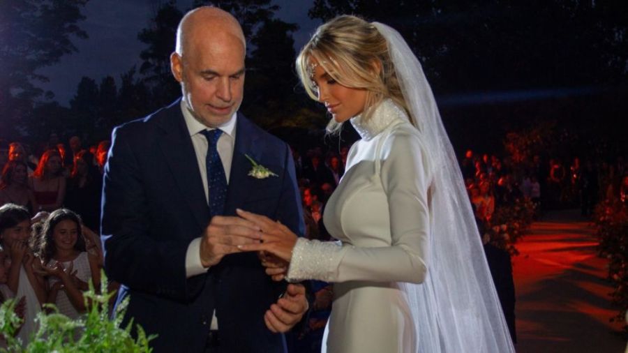 Horacio Rodriguez Larreta and Milagros Maylin