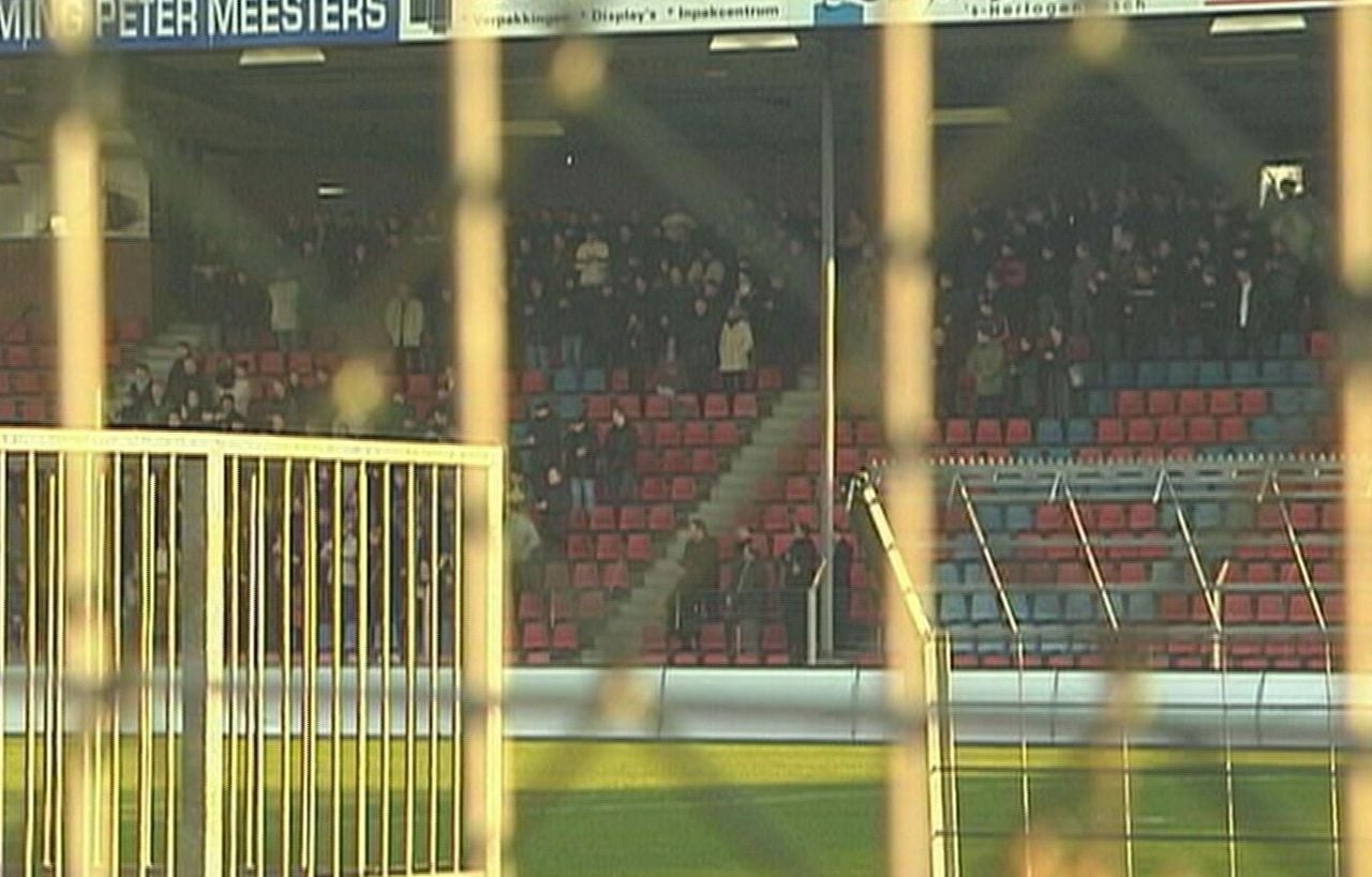 Later, Pierre Bouleij was commemorated in the FC Den Bosch stadium (photo: Omroep Brabant).