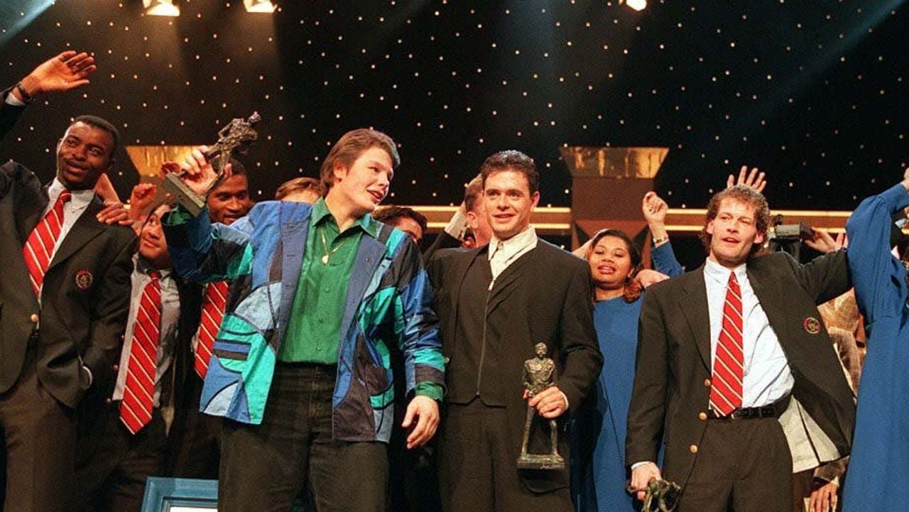 Angelique Seriese party with Danny Nelissen (Sportsman) and Ajax (sports team) (photo: ANP).