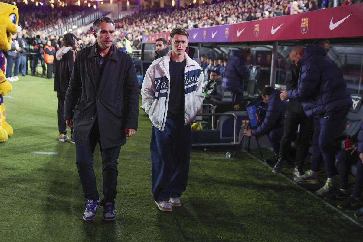Gavi is always on the front line helping his teammates at Barça