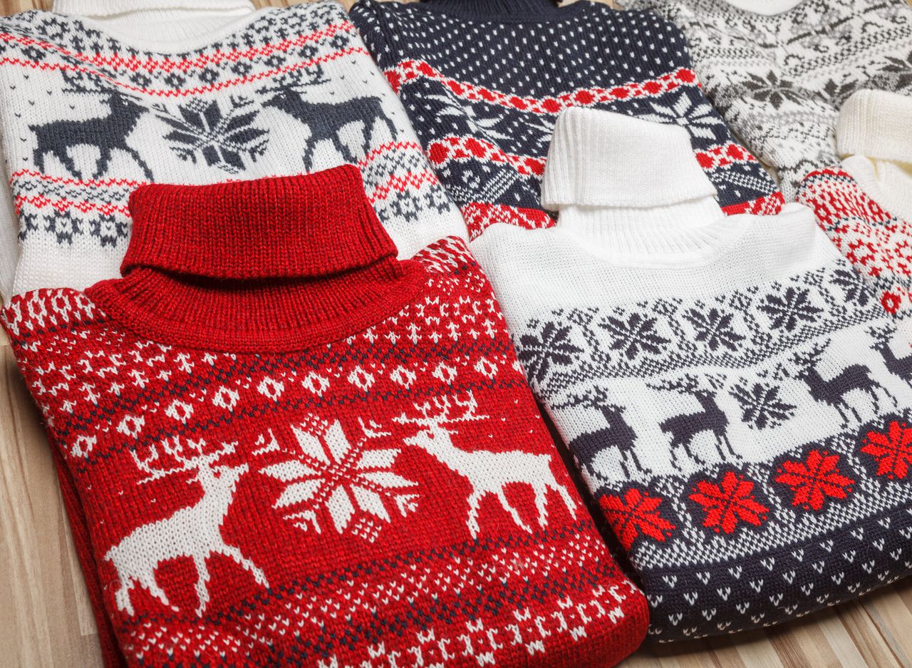 Norwegian style winter sweater.
