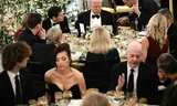 President Trump on Sunday at the Kennedy Center for the Arts, where later that day he would sit in the presidential box with one of the key players in the takeover battle over Warner Bros Discovery. 