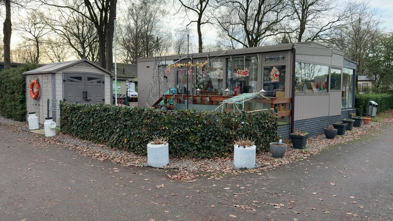 One of the 200 caravans and houses at De Heidlust