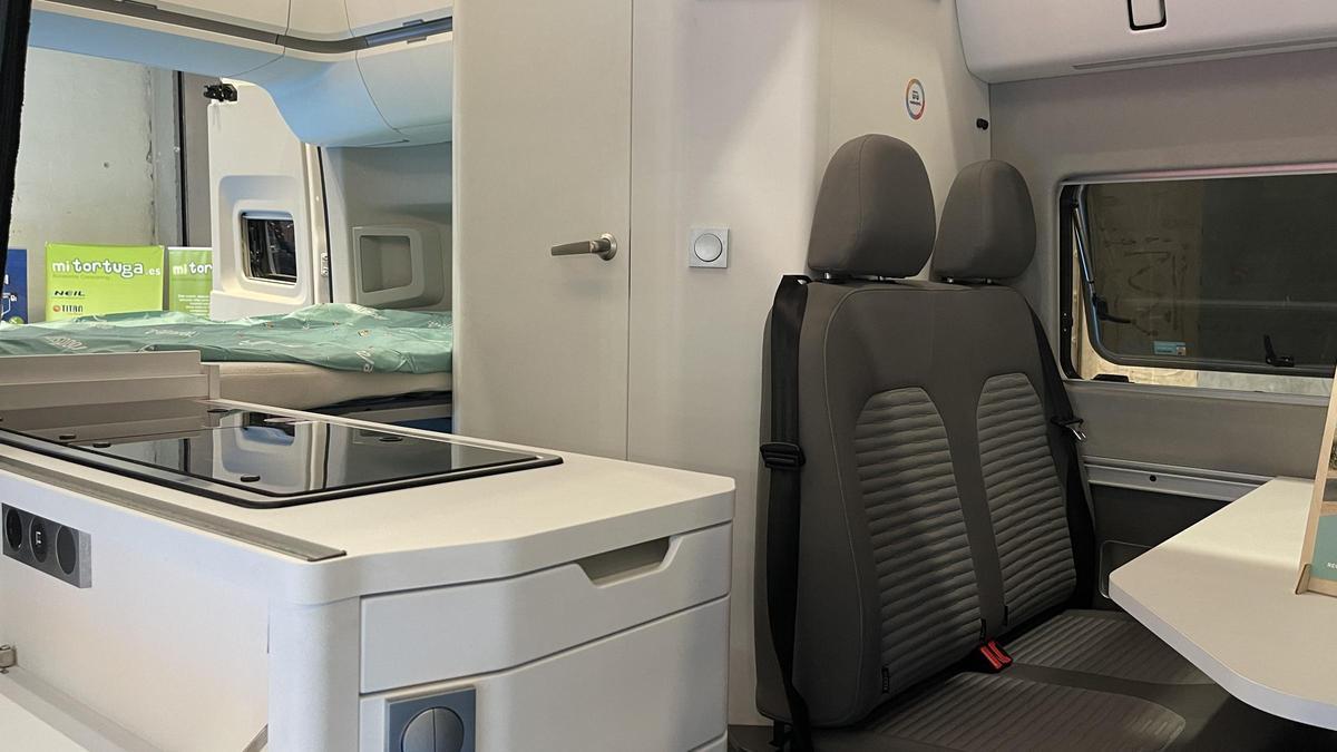 Vehicle interior with all services