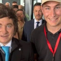 Javier Milei and Nicolas Promazio | Photo: CEDOC