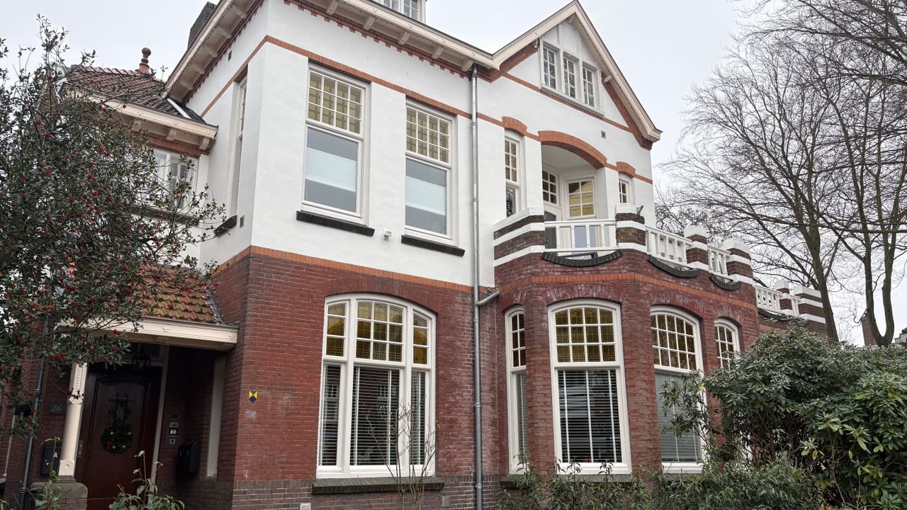 This building in Valkenswaard was divided into four apartments. 
