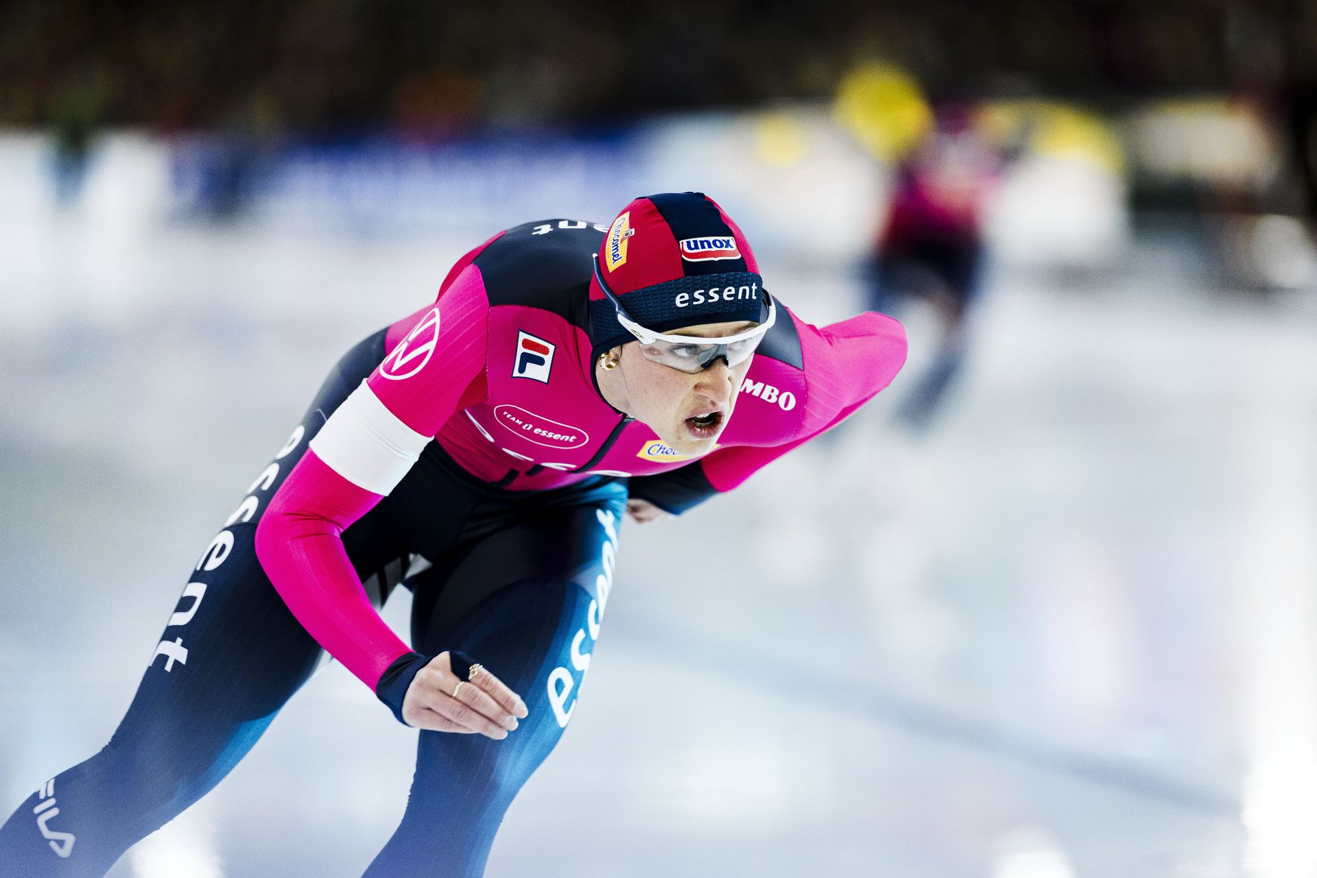 Suzanne Schulting during her ride.