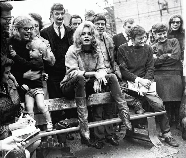Bardot in London, 1963.