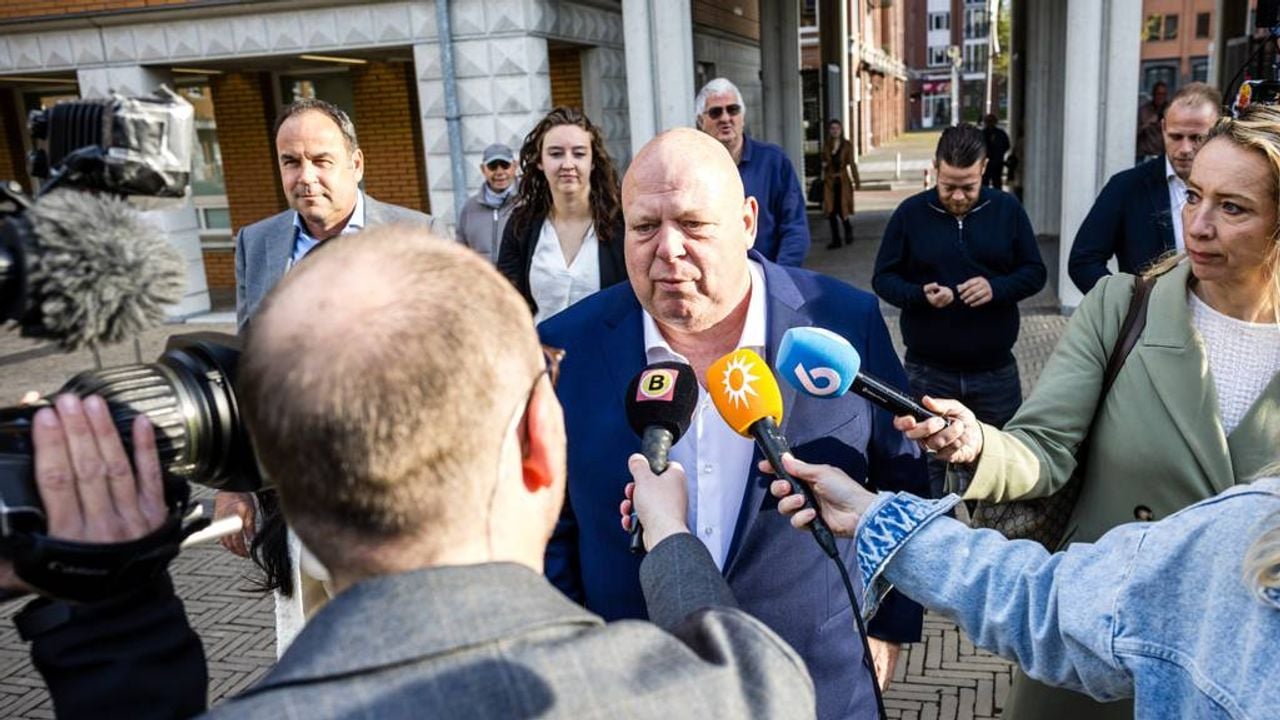 Peter Gillis at the court in Den Bosch (photo: ANP).