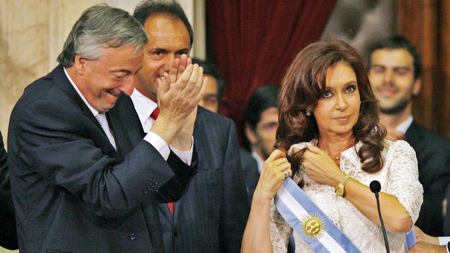 Nestor and Cristina Kirchner