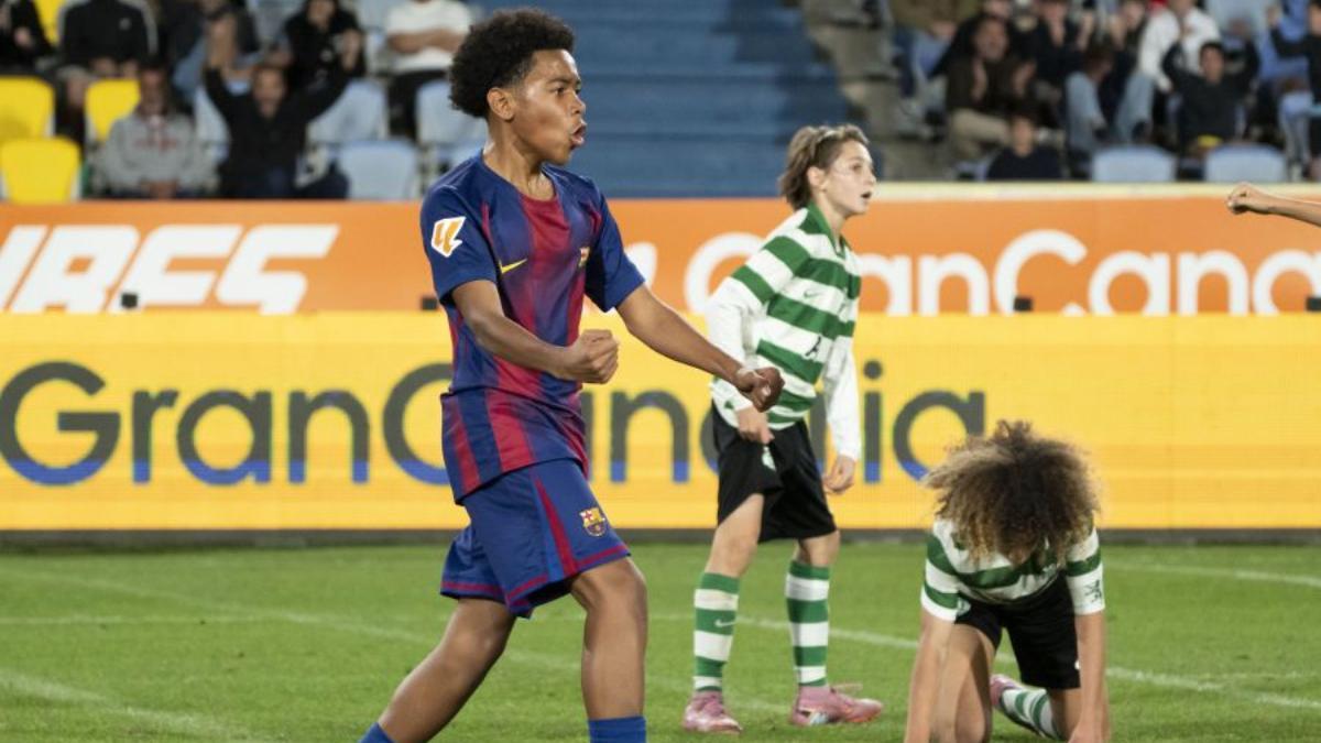 Jayden, decisive in the victory against Sporting CP