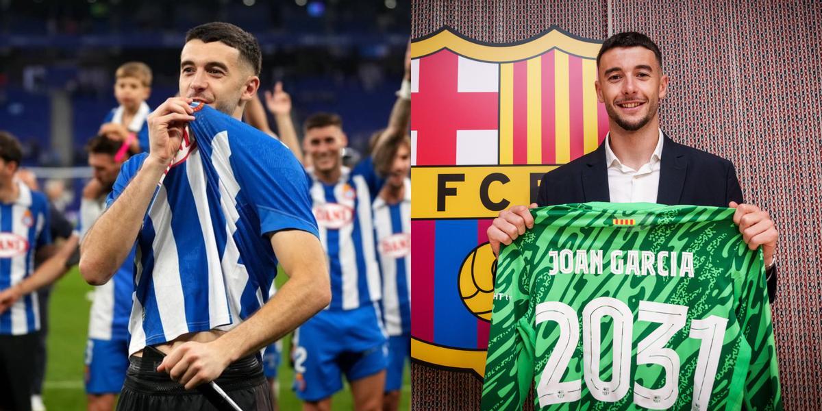 Joan García left Espanyol for Barça