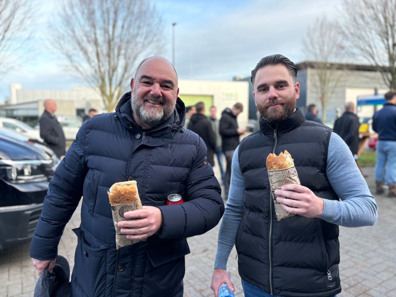 They said they came especially from The Hague (photo: Raymond Merkx). 