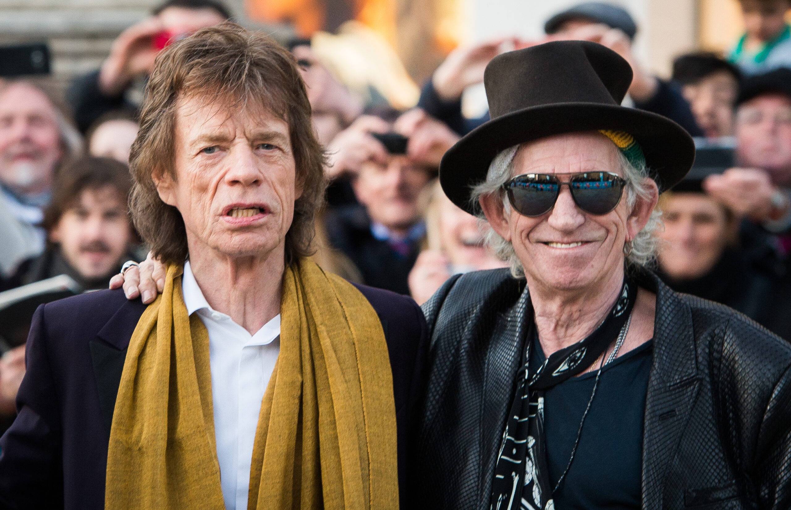 Mick Jagger and Keith Richards