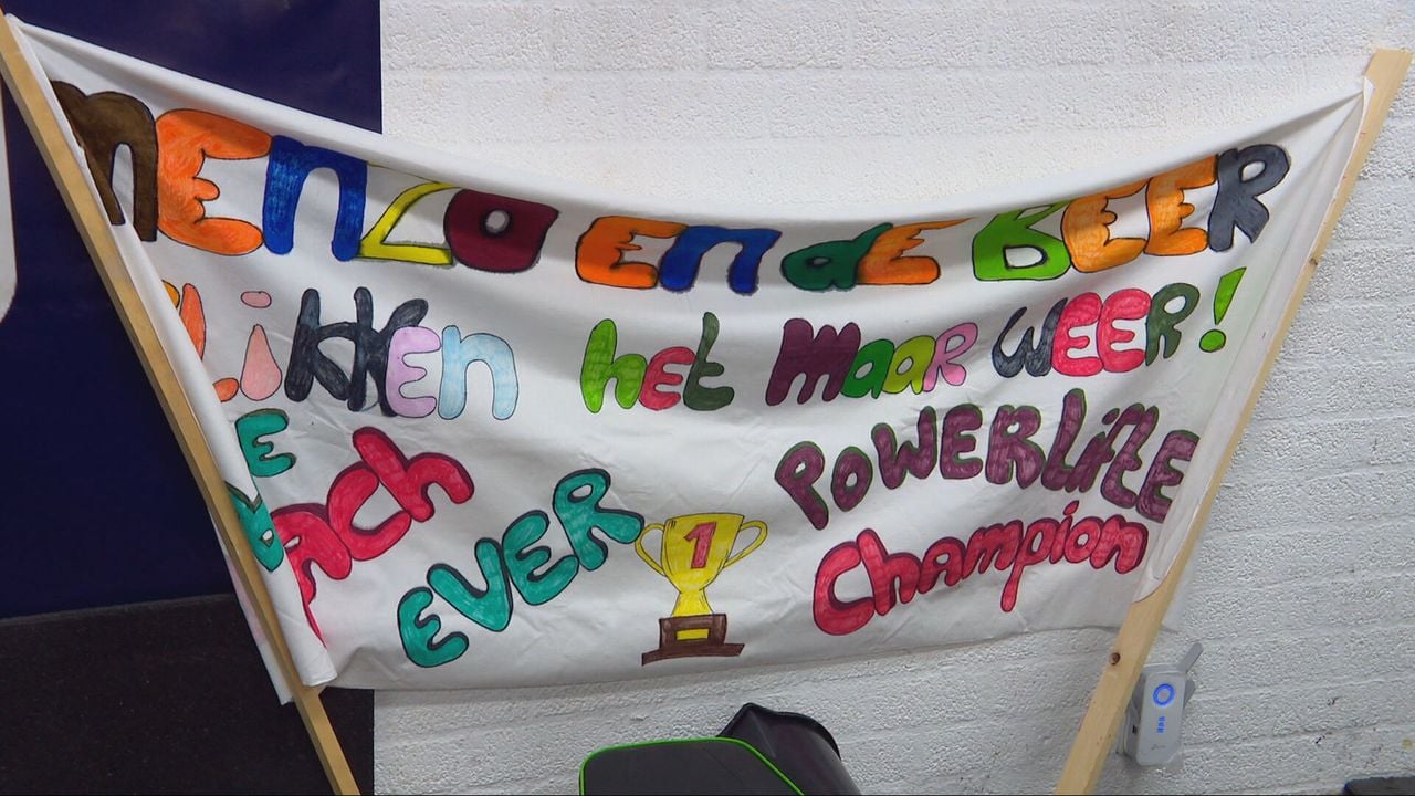 A banner made for Frans (Photo: Omroep Brabant.)