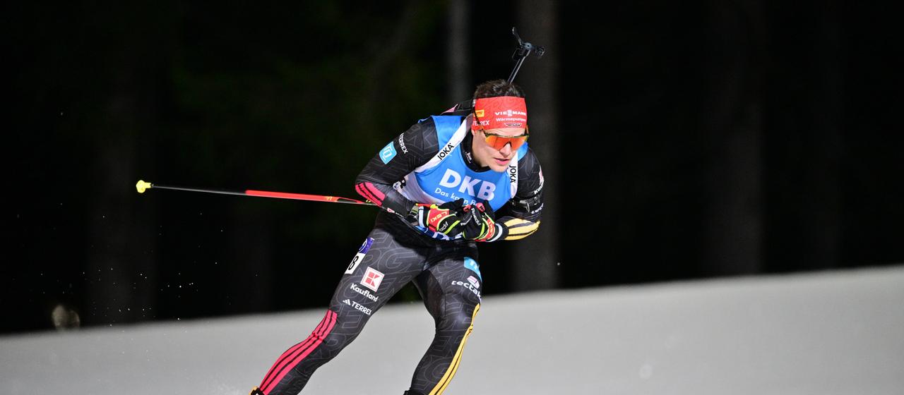 Philipp Horn on the cross-country ski trail