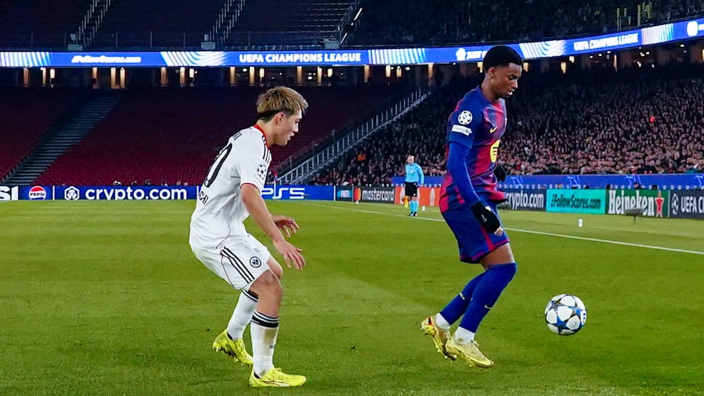 Champions-League-Premiere im neuen Camp Nou: Barca gewann 2:1 gegen Frankfurt