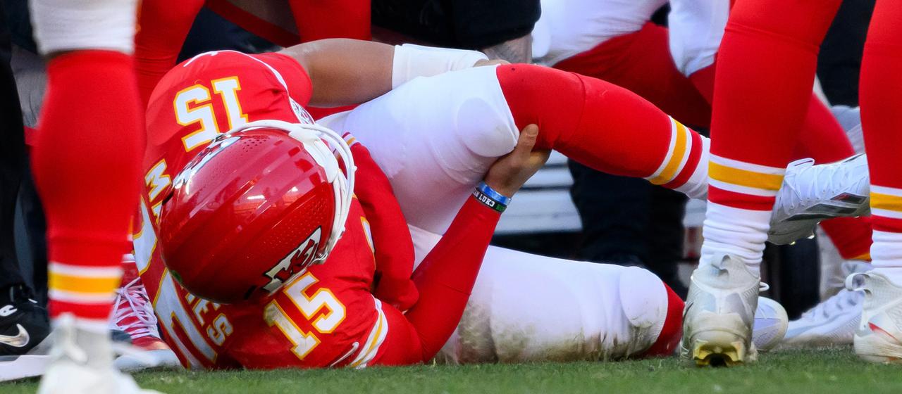 Patrick Mahomes suffered a torn cruciate ligament.