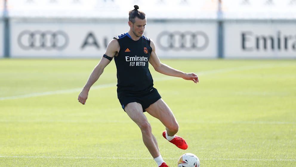 Gareth Bale im Juli 2021 im Real-Training