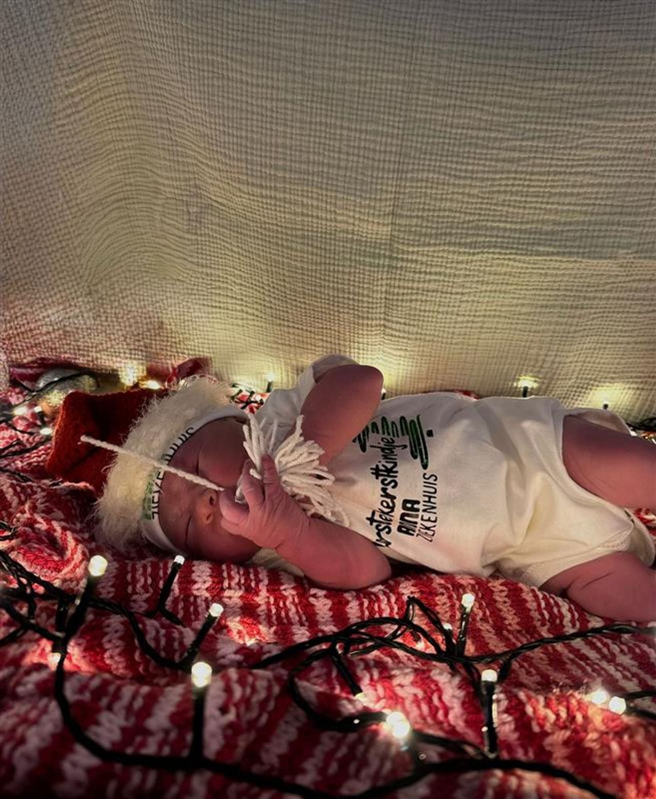 Christmas baby (Photo: Anna Ziekenhuis Geldrop)
