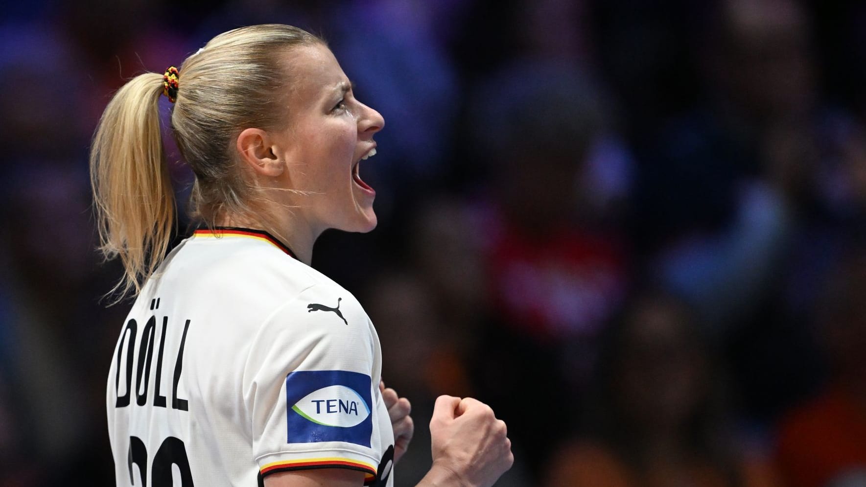 Antje Döll celebrates: She presented herself extremely accurately in the semi-finals.