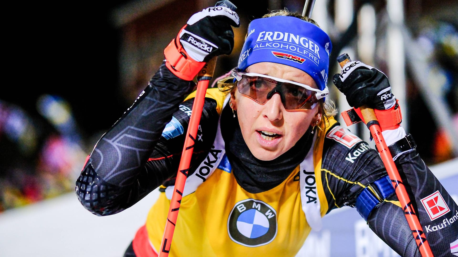 Franziska Preuß: The German biathlete is back in the World Cup.