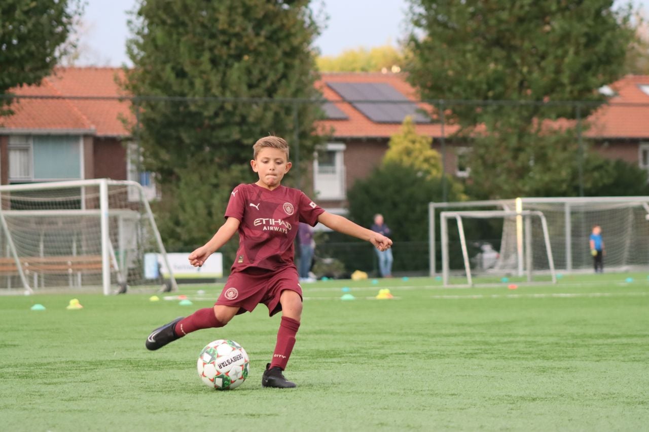 Justin in action on the football field (Photo: Justin's family)