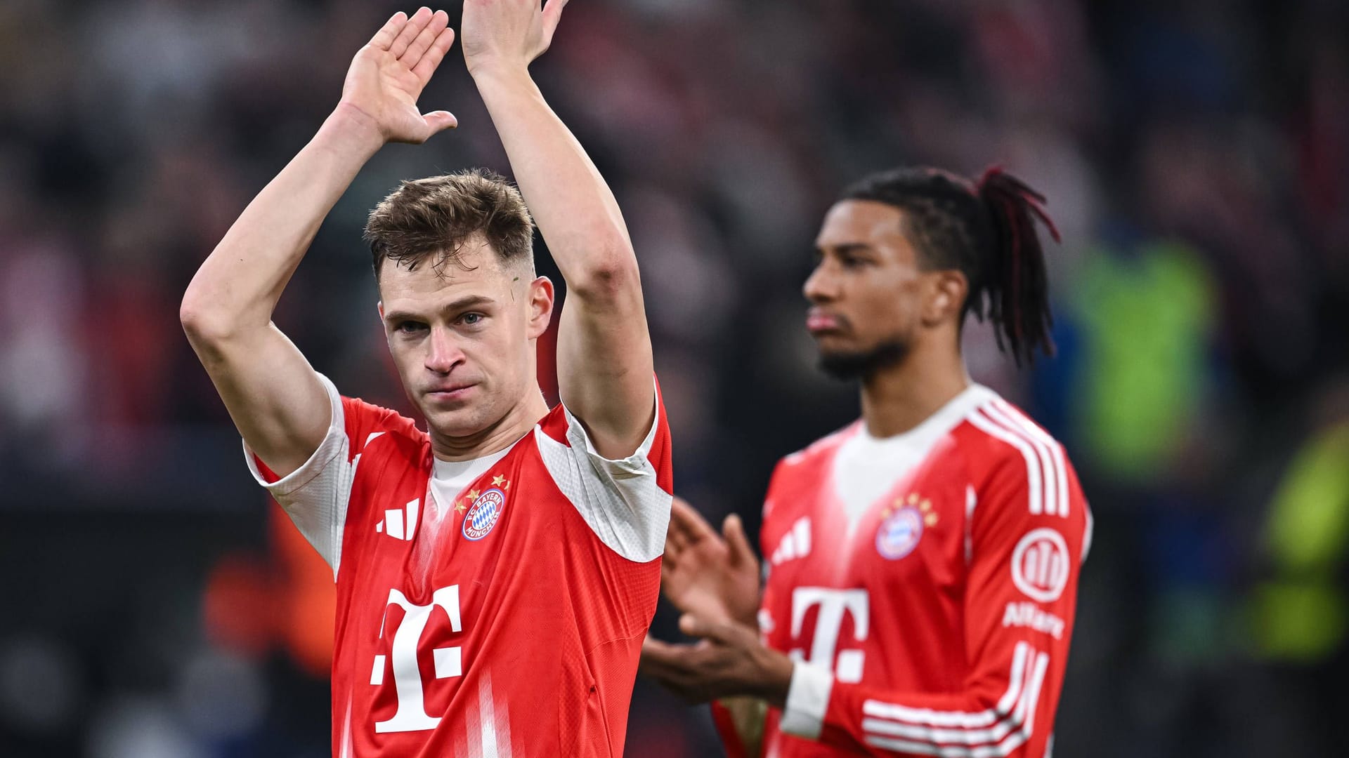 Joshua Kimmich after the win against Sporting: Things are looking good for FC Bayern in the round of 16.