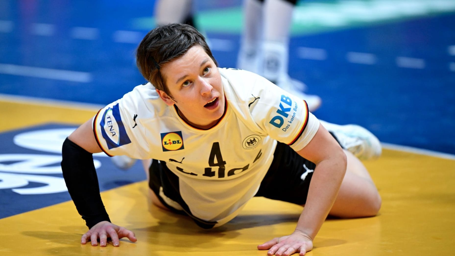 Disappointment for Alina Grijseels: The DHB women had to admit defeat against Norway.