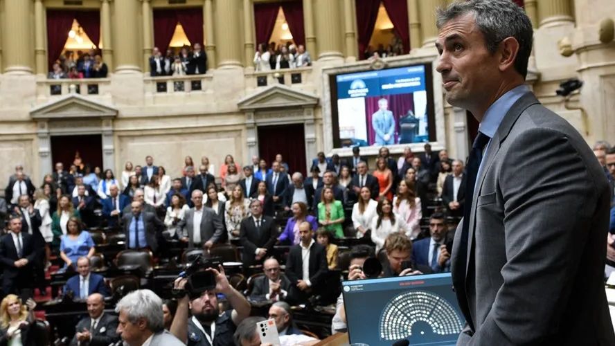 Martín Menem in the Chamber of Deputies