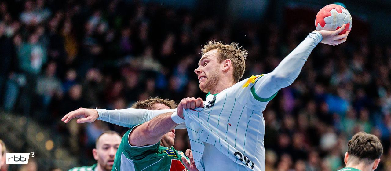 Mathias Gidsel in the Füchse Berlin jersey (Source: IMAGO / Eibner)