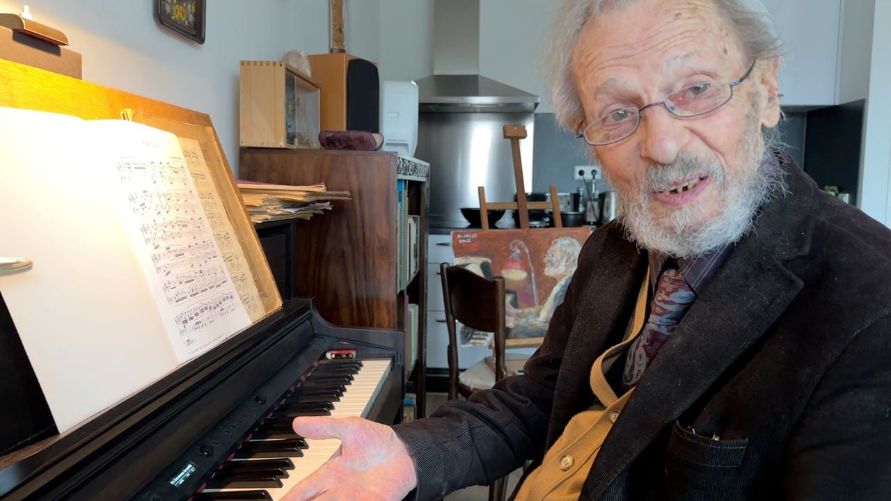 Herman van der Vliet has been composing music for 83 years.