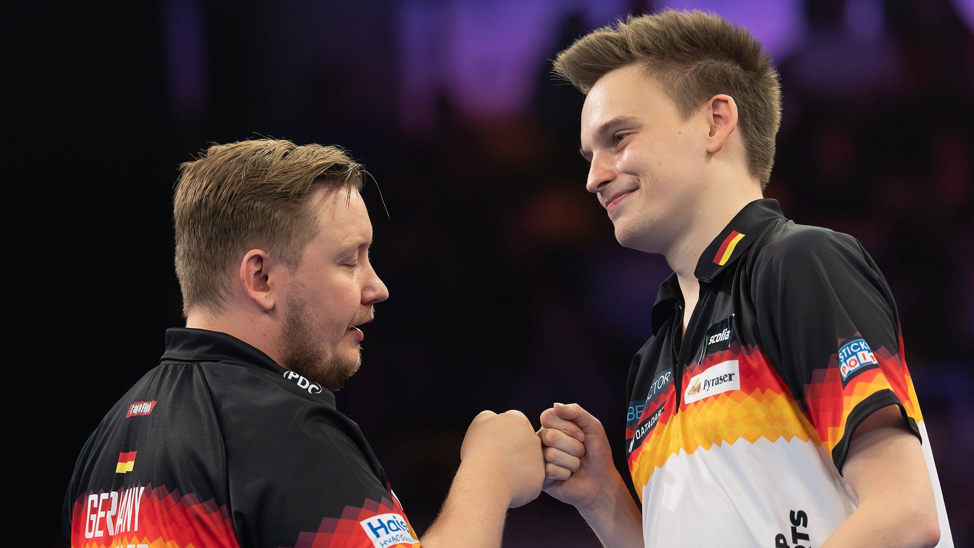 Martin Schindler (l.) and Ricardo Pietreczko: The Brandenburger is the best German starter in the tournament in 13th place.