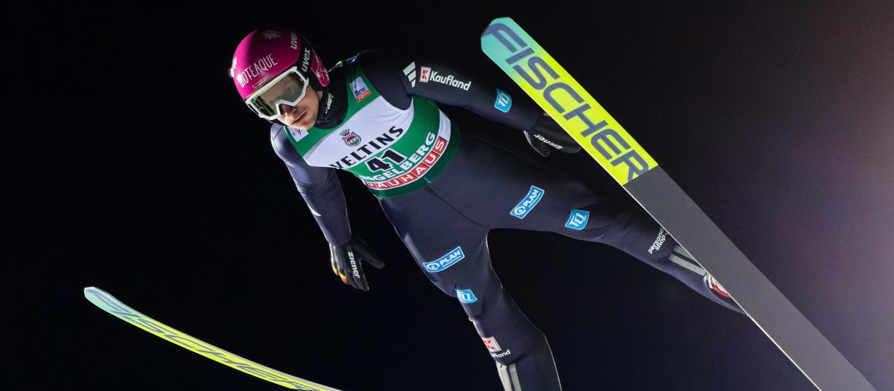 Felix Hoffmann from Germany in action. 
