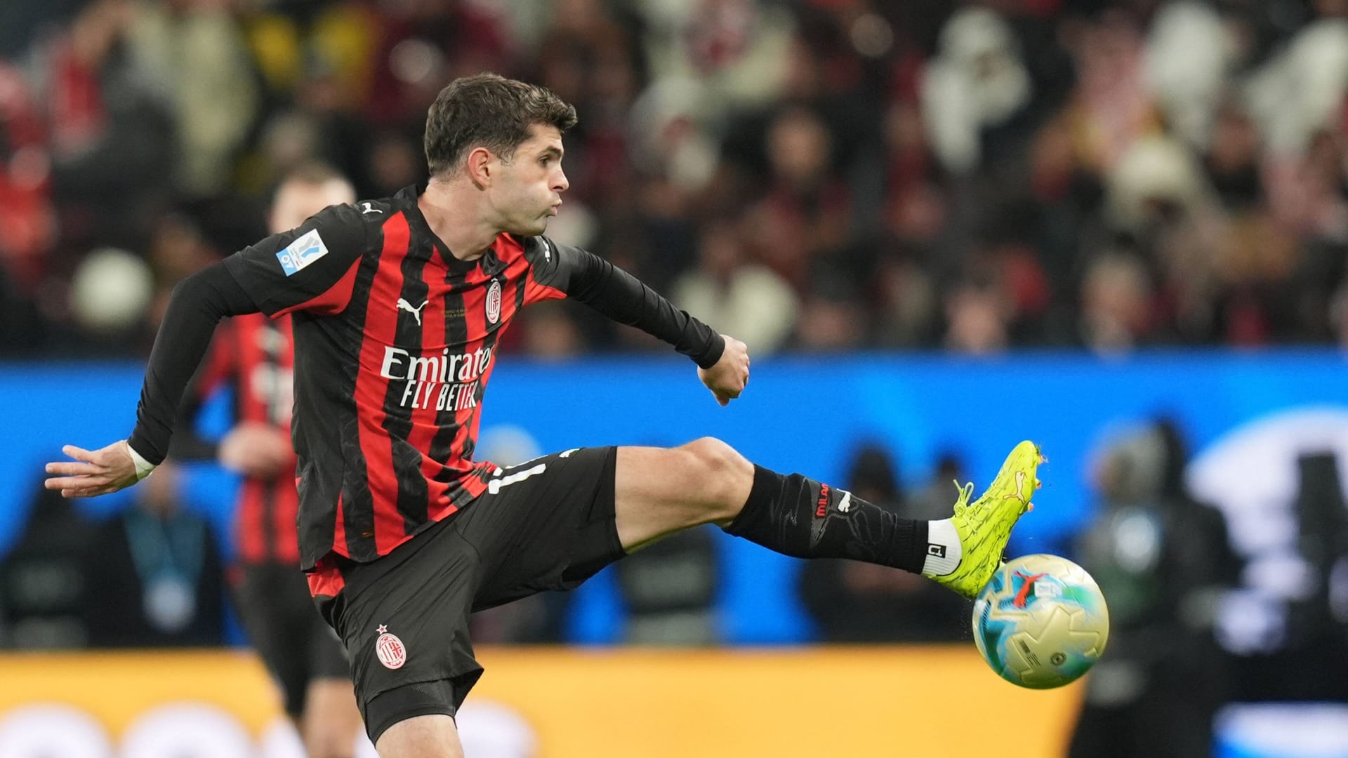 Christian Pulisic in action: He will not play in Australia with AC Milan for the time being.