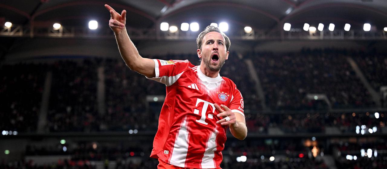 Harry Kane cheers