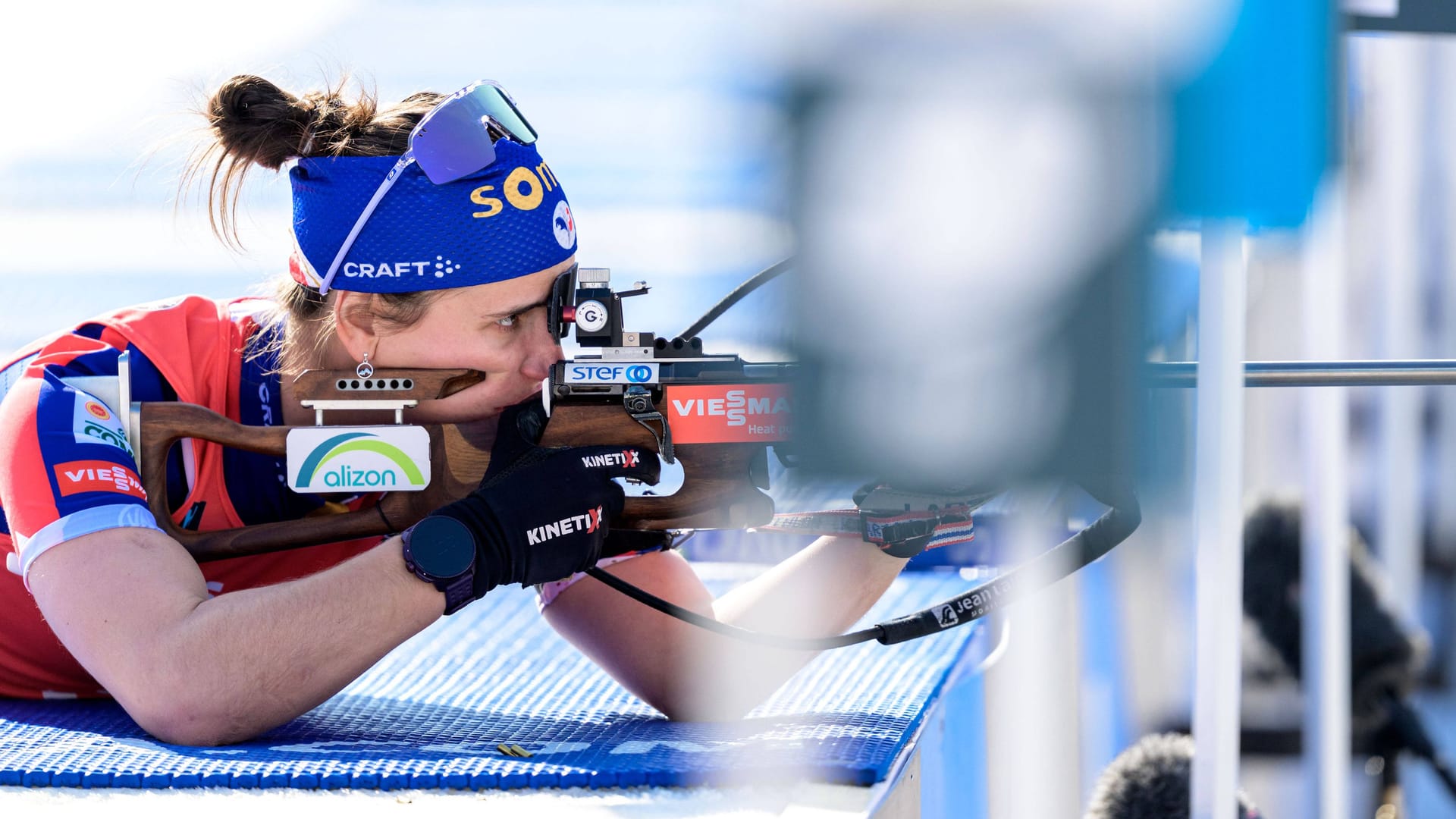 Julia Simon: She won silver in the mixed relay at the 2022 Olympics.
