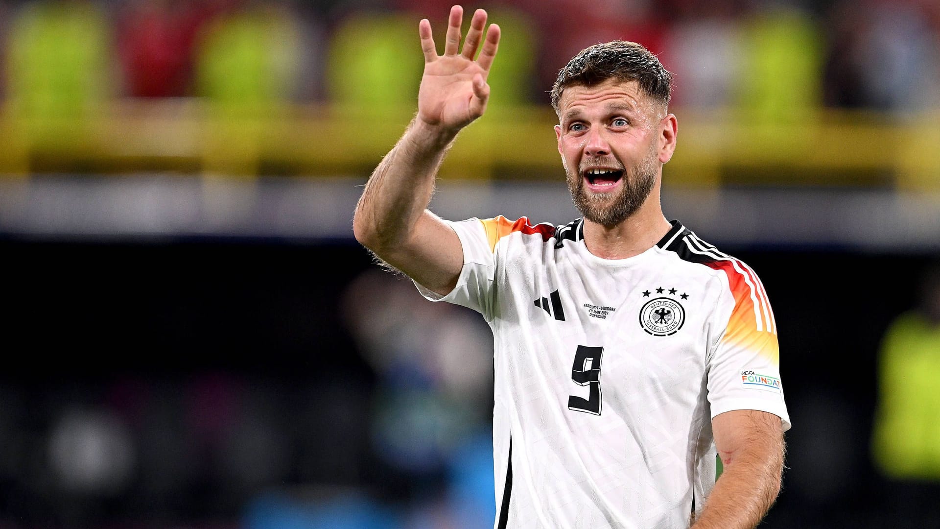 Niclas Füllkrug: The DFB striker delivers reliably.