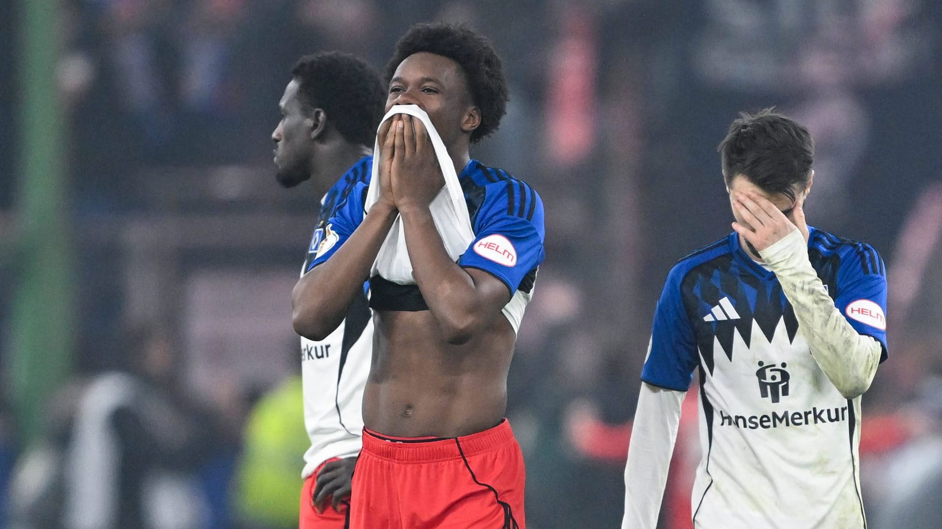 Aboubaka Soumahoro (M.): The Hamburger was disappointed after the final whistle.