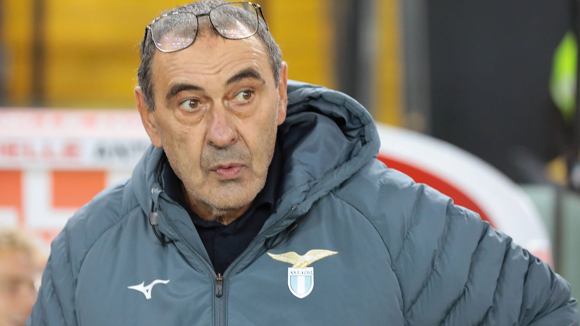 Maurizio Sarri: The Italian was struggling with a problem in his heart.